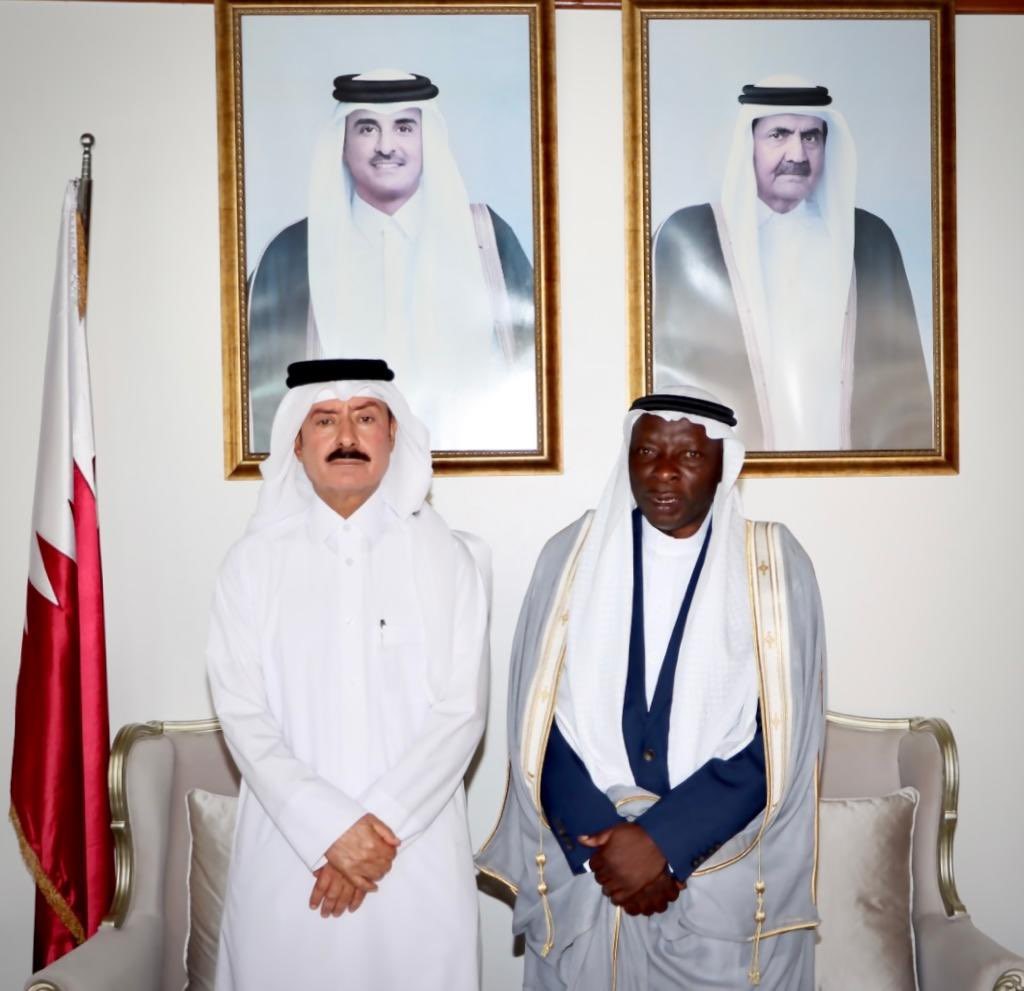 H.E. Jabor bin Ali Al-Dosari, Amb of the State of Qatar in Nairobi, met ...